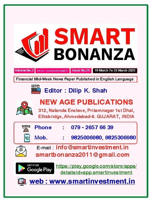 Title details for Smart Bonanza Financial Weekly English by New Age Publications Pvt. Limited - Available